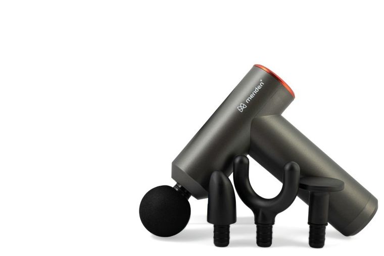 Meriden, pistolet do masażu, 4 końcówki