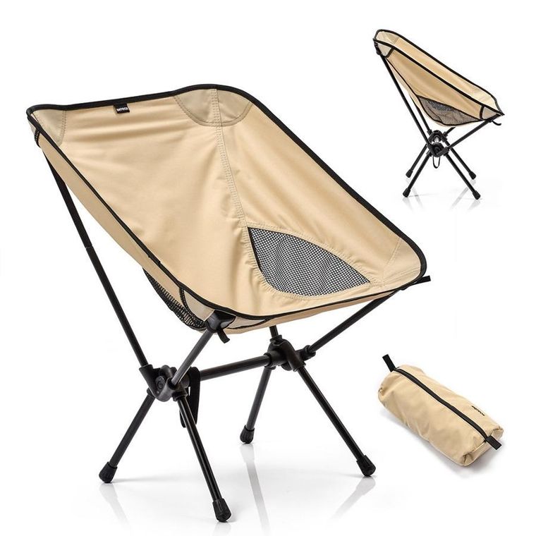 Meteor, Schelp, krzesło składane, beżowe