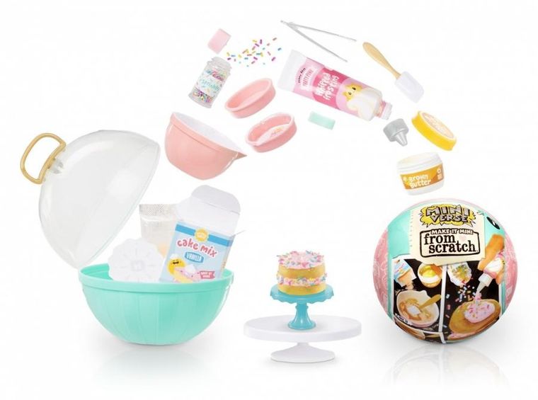 MGA's Miniverse, Make It Mini, From Scratch, kula niespodzianka, mini jedzenie