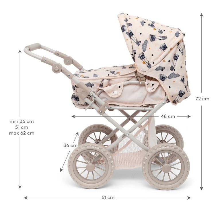 Micki, Skrallan, wózek dla lalek 3w1