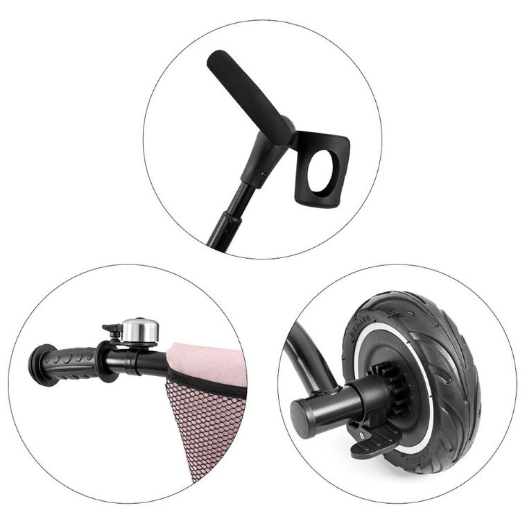 Milly Mally, Stanley Rubber, rowerek trójkołowy, New Pink