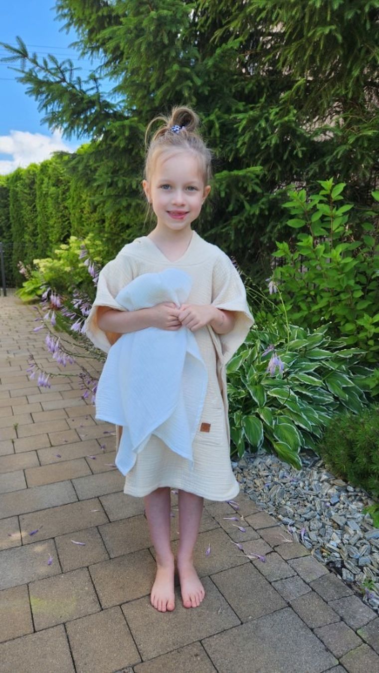 MimiNu, muślinowa pieluszka, 80-80 cm, 2 szt.