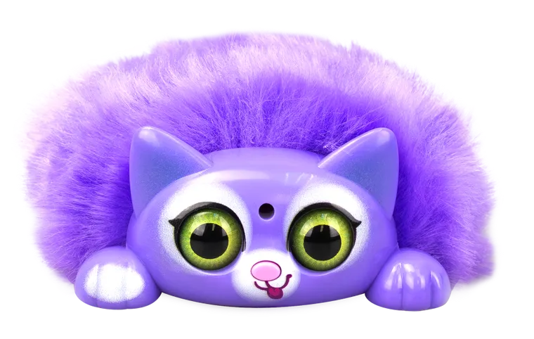 Mini Purrs, puszysty kotek, maskotka interaktywna, 1 szt.