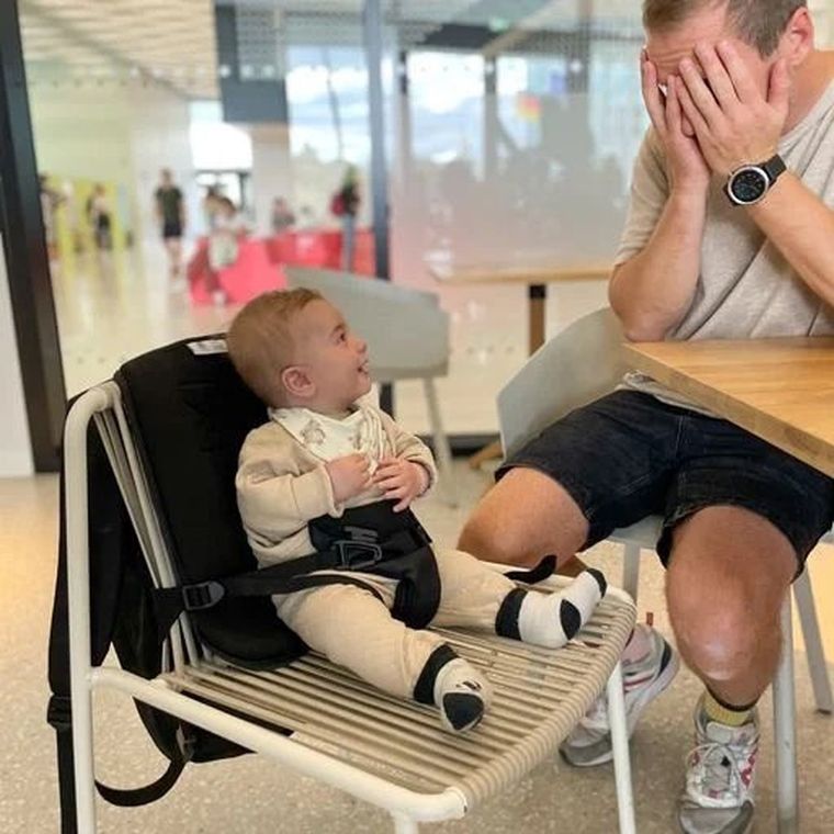 MiniMeis, G5, plecak dla rodzica, Black