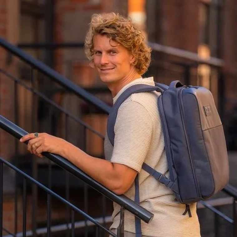 MiniMeis, G5, plecak dla rodzica, Dusk Blue