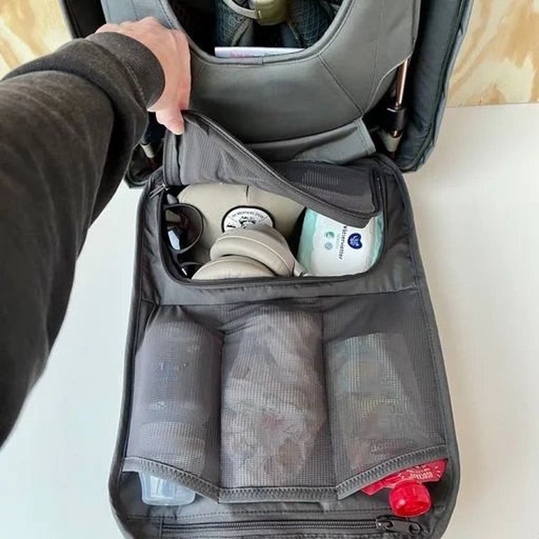 MiniMeis, G5, plecak dla rodzica, Olive