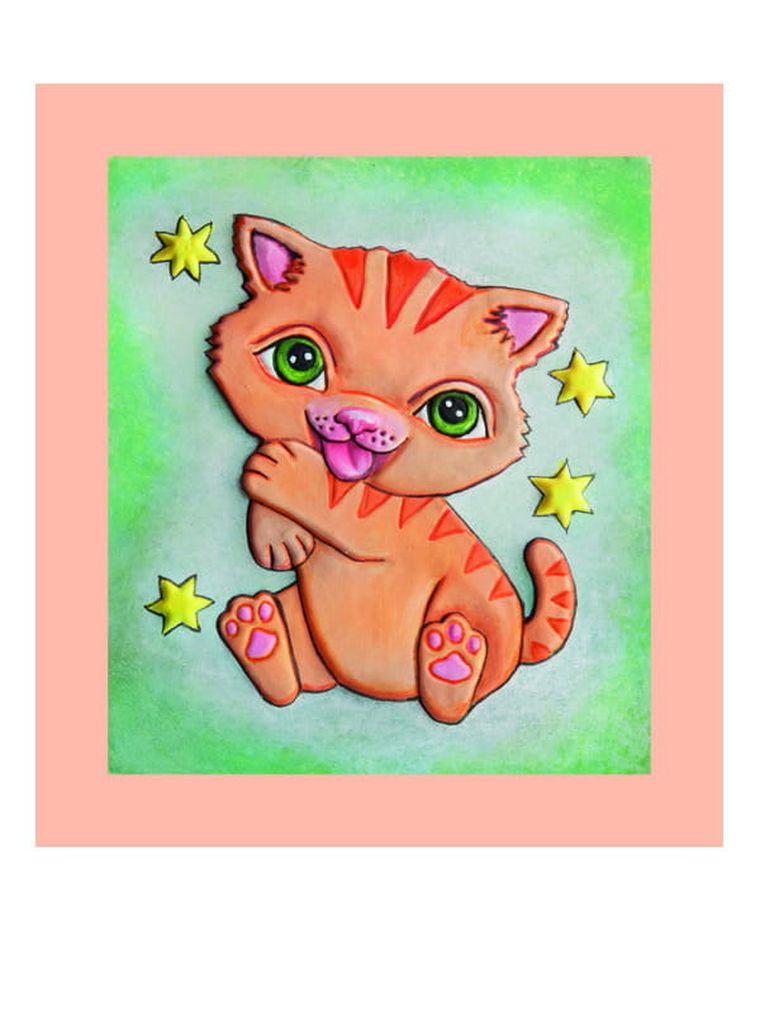 Mirage Hobby, Wypukła Malowanka, zestaw kreatywny do malowania, Zwierzątka