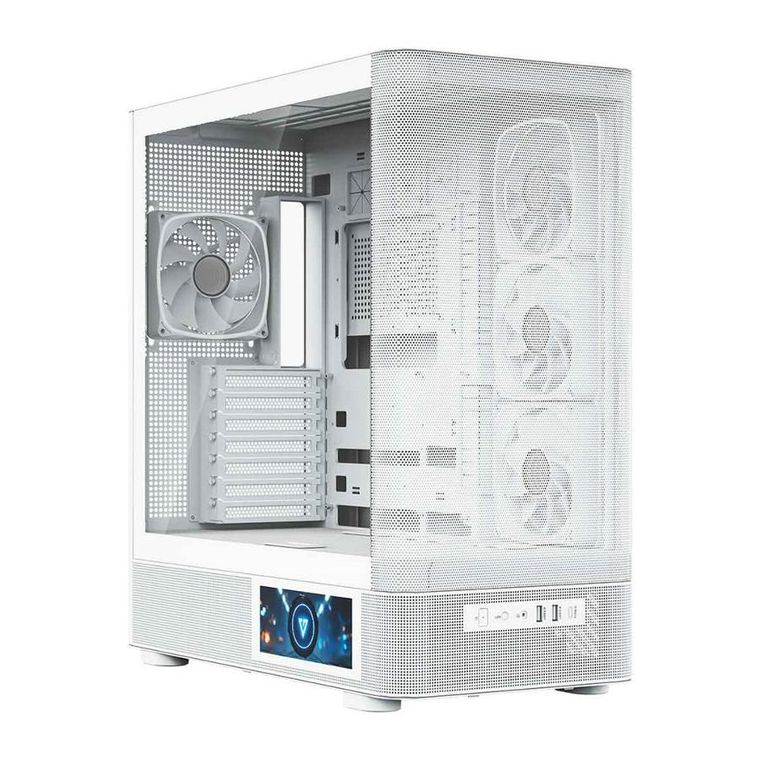 Modecom, Volcano, obudowa komputerowa, AQ400 ARGB MIDI, biała