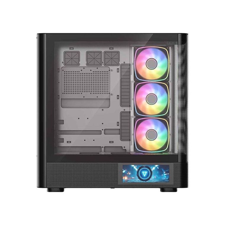 Modecom, Volcano, obudowa komputerowa, AQ400 ARGB MIDI, czarna