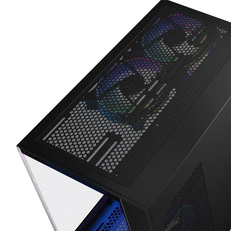 Modecom, Volcano Panorama APEX ARGB 7F Midi, obudowa komputerowa, szara