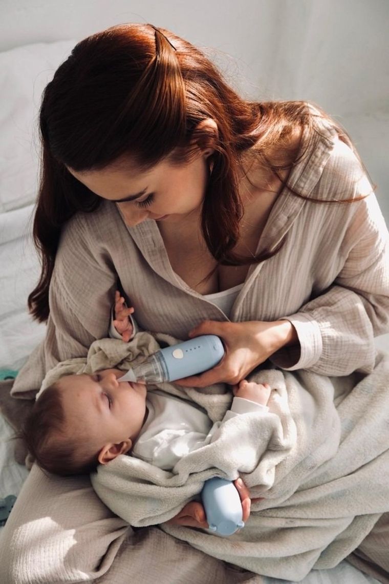 Momini, NanoFlush, aspirator i irygator, automatyczny, 2w1