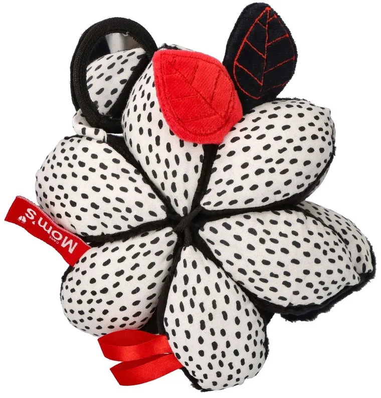 Mom's Care, piłka Takane, kontrastowa zabawka sensoryczna z lusterkiem