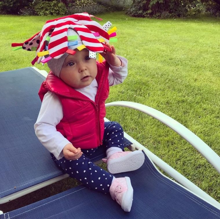 Mom's Care, szeleszcząca ośmiornica, zawieszka, kontrastowa zabawka sensoryczna