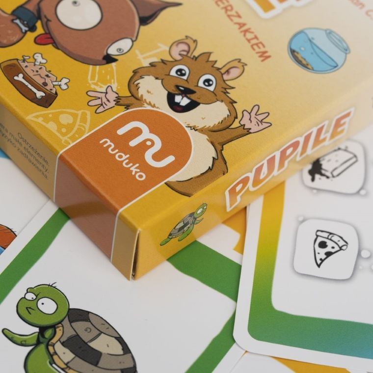 Muduko, Pupile, Zaopiekuj się swoim zwierzątkiem, gra familijna