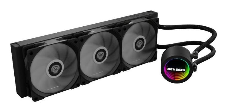 Natec, chłodzenie wodne, Hydria Genesis 360 ARGB, czarne
