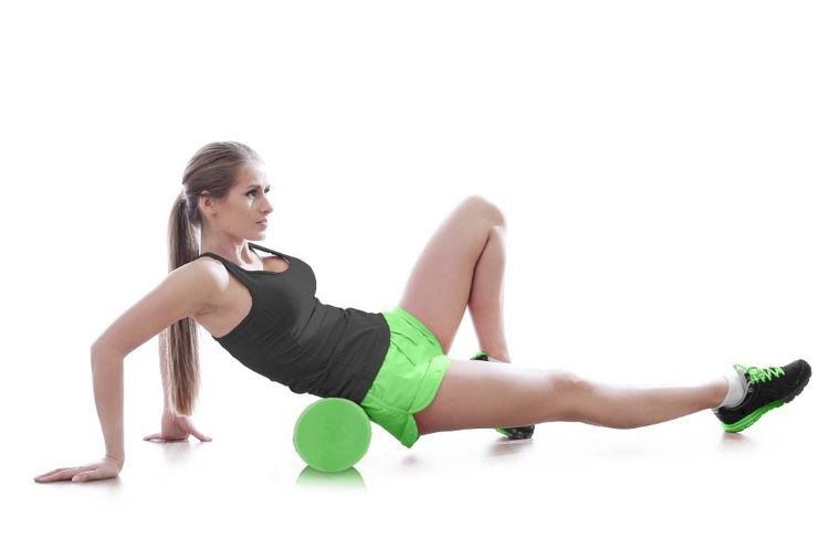 Neo-Sport, Roller wałek do ćwiczeń EVA NS-963 zielony