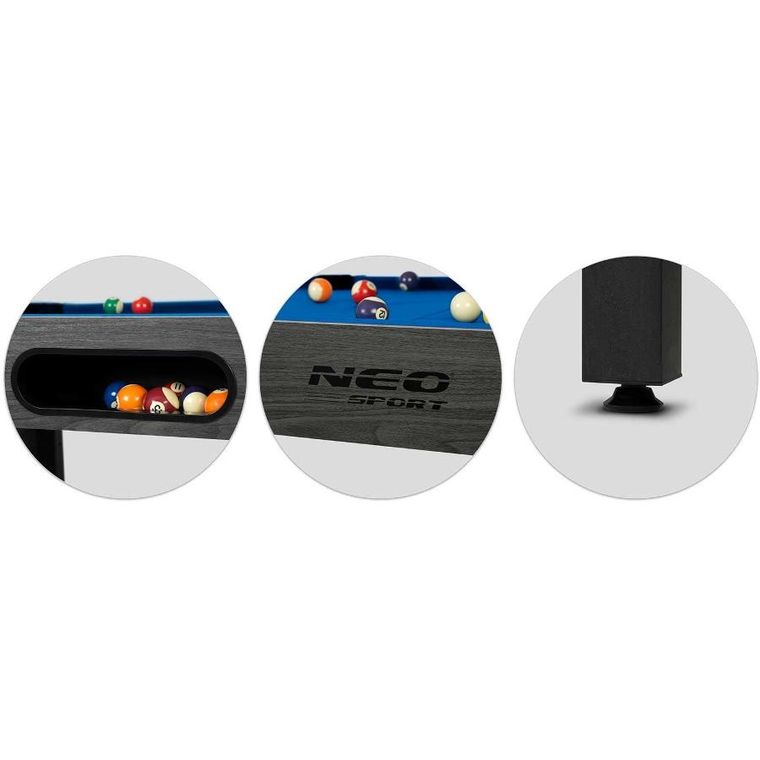 Neo-Sport, stół bilardowy z akcesoriami, NS-809