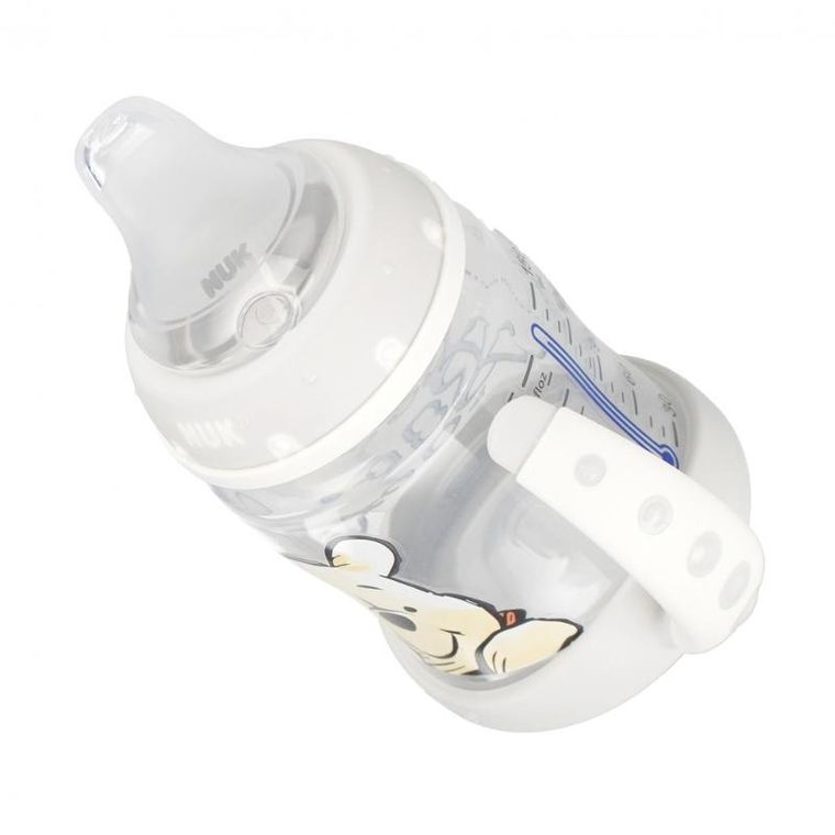 Nuk, Kubuś Puchatek, First, butelka z uchwytem, 6-18m, 150 ml, 1 szt.