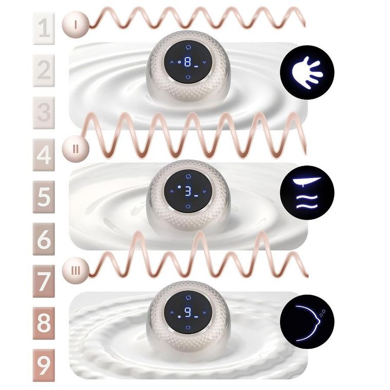 Nukido, laktator elektryczny, trójfazowy, beżowy, NK-961
