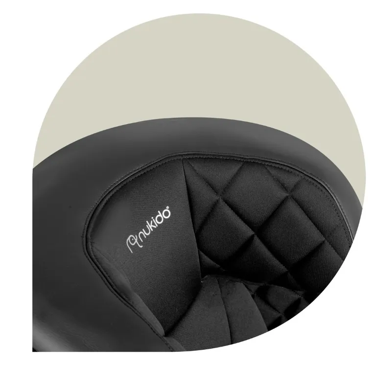 Nukido, Louis, fotelik samochodowy, ISOFIX, czarny, 15-36 kg