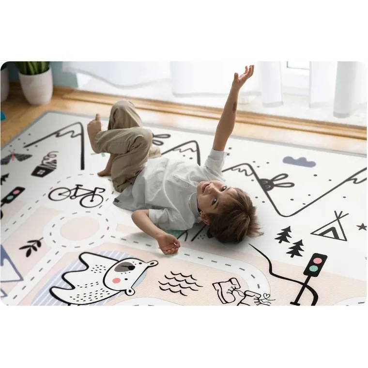 Nukido, mata piankowa, składana, 180-150-1.5 cm