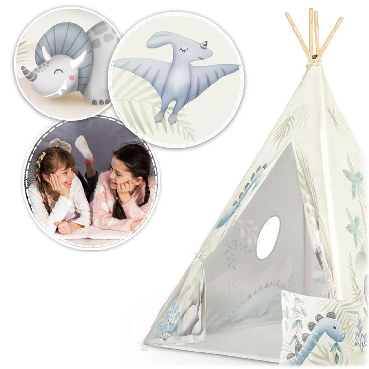 Nukido, namiot tipi dla dzieci, dinozaury