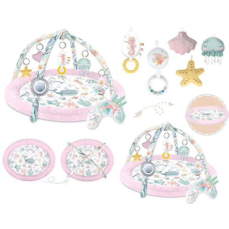 Nukido, Ocean, interaktywna mata edukacyjna, różowa