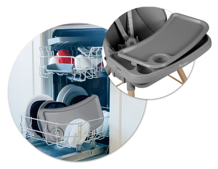 Nukido, Tilo, krzesełko do karmienia, szare