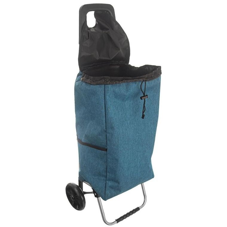 Orion, wózek zakupowy na kółkach, niebieski, 40 l, 30 kg