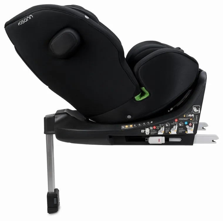 Osann, ONE360 SL, fotelik samochodowy, i-Size, All Black, 40-150 cm
