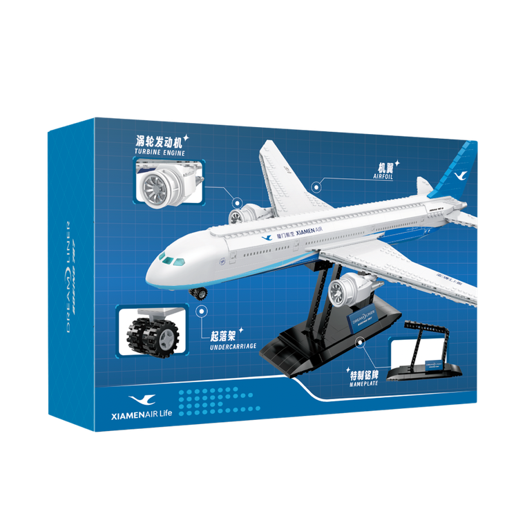 Pantasy, Boeing 787 Dreamliner, klocki konstrukcyjne, 55 cm, 744 elementy