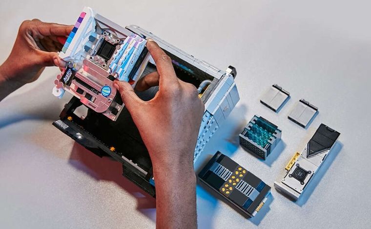 Pantasy, PC Komputer do gier X iGame, klocki konstrukcyjne, 1000 elementów