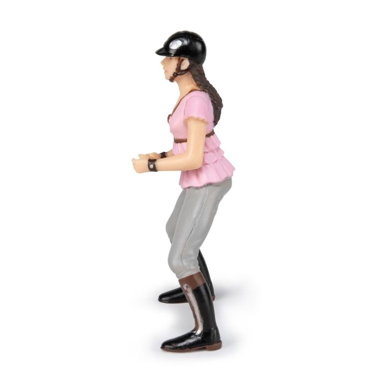 Papo, Dżokej kobieta w fioletowej bluzce, figurka kolekcjonerska