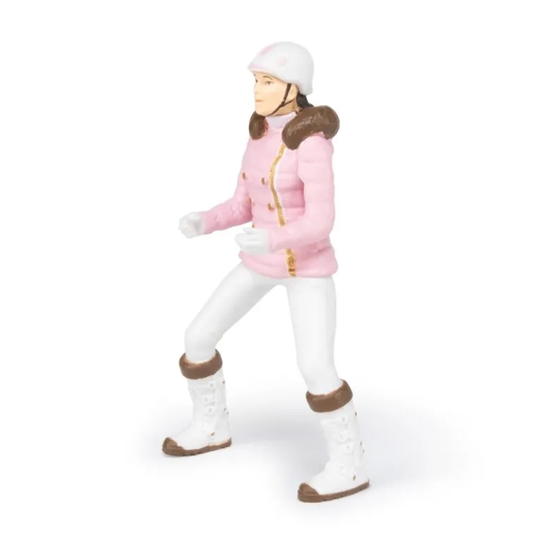 Papo, Jeździec dziewczyna w zimowym stroju, figurka