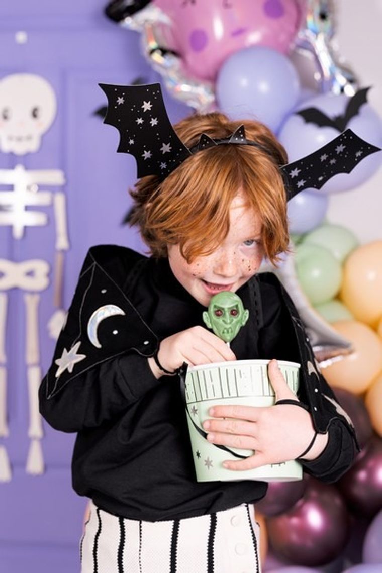 PartyDeco, Halloween, wiaderka na cukierki, 13.5 cm, 2 szt.