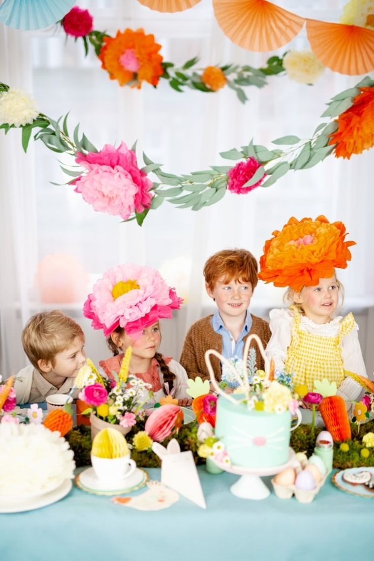 PartyDeco, Uszy Królika, drewniany topper, 20 cm