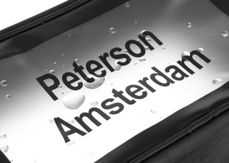 Peterson, kosmetyczka wodoodporna, czarna, 3 szt.