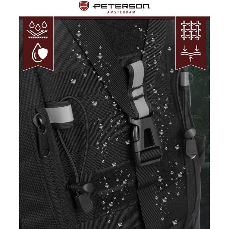 Peterson, plecak militarny, czarny