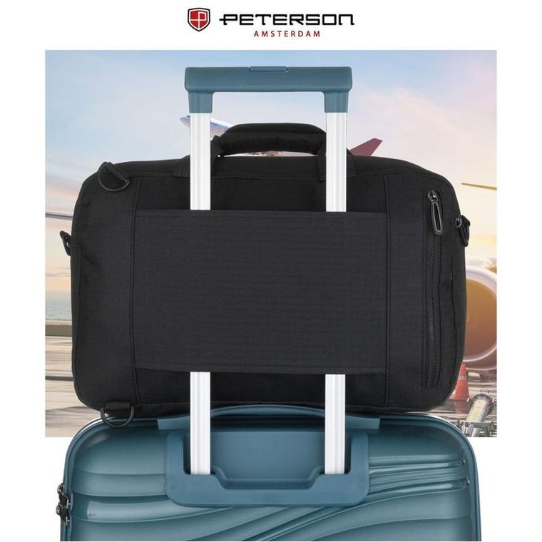 Peterson, plecak podróżny, czarny