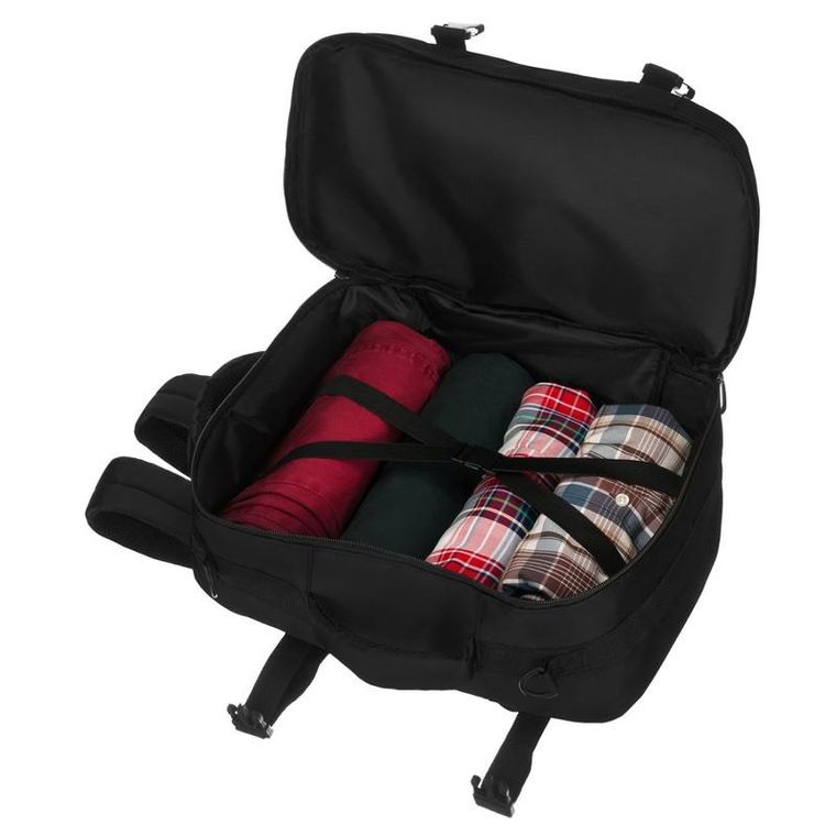 Peterson, plecak podróżny, czarny