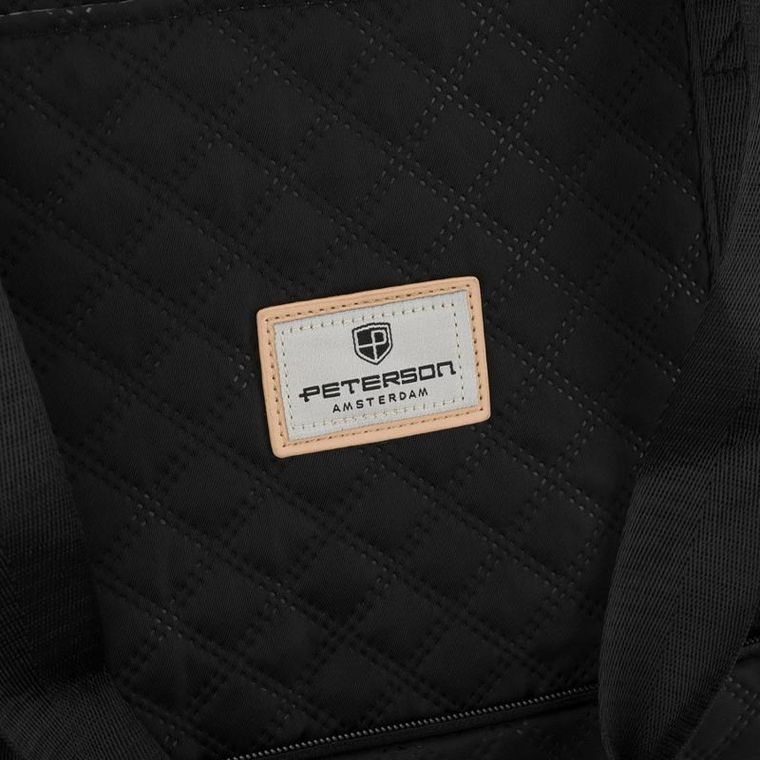 Peterson, torba treningowa, 1-komorowa, czarna