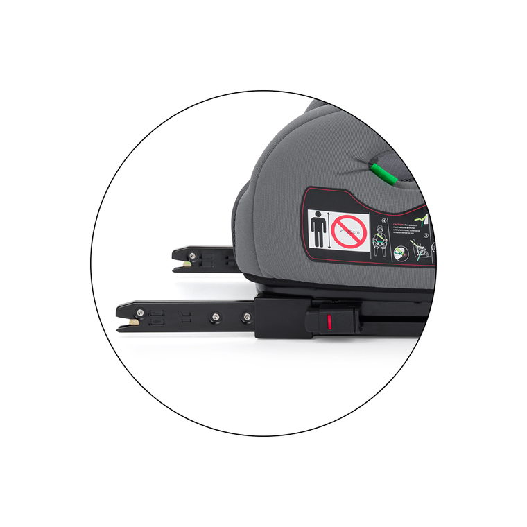 Petite&Mars, Optimus Pro, i-Size, podstawka samochodowa, black air, 125-150 cm