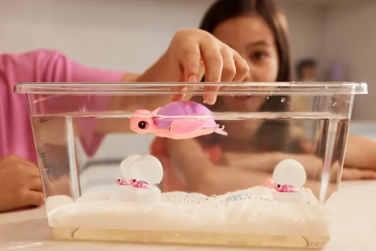 Pets Alive, Mama Turtle & Baby Surprise, mama żółw i małe żółwiki, zabawka interaktywna