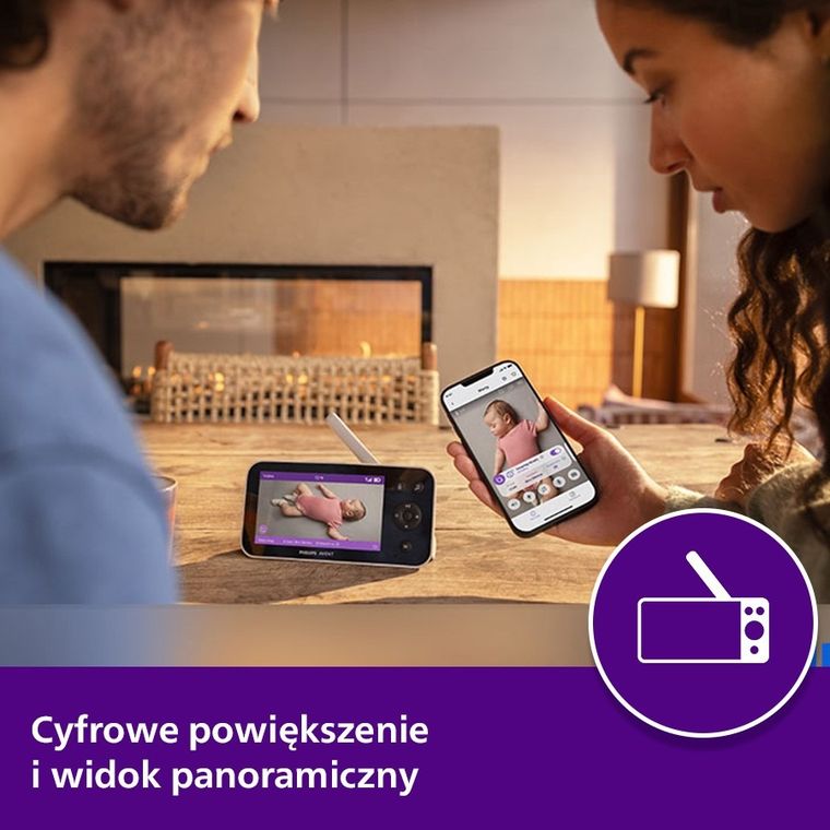 Philips Avent, SenseIQ Full HD SCD971/26, niania elektroniczna ze śledzeniem fazy snu i oddychania