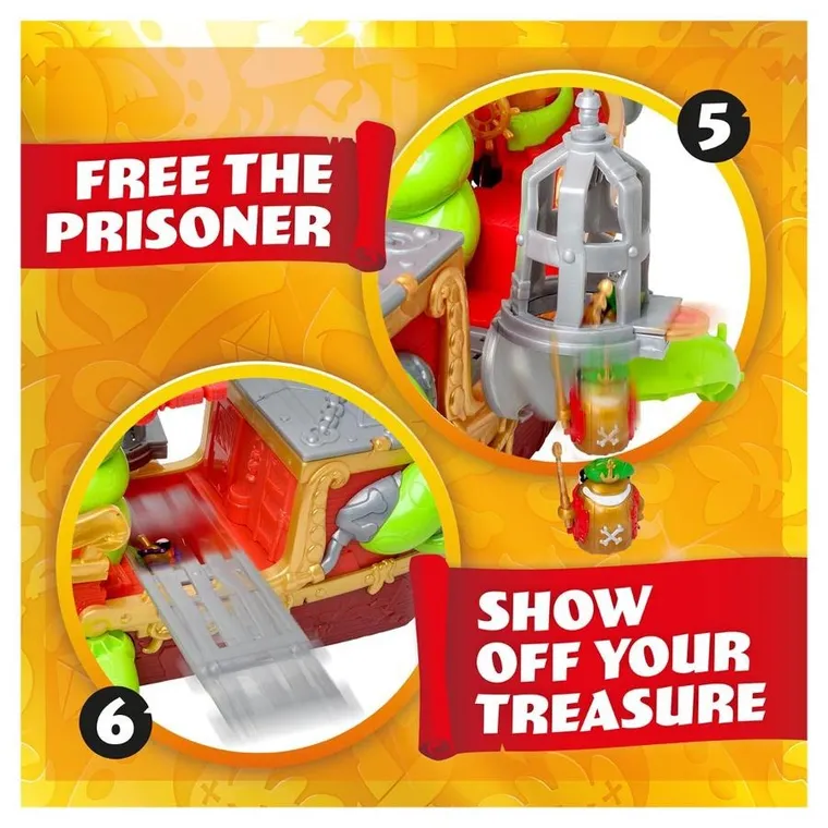 Piratix, Statek Krakena, łódź z figurką