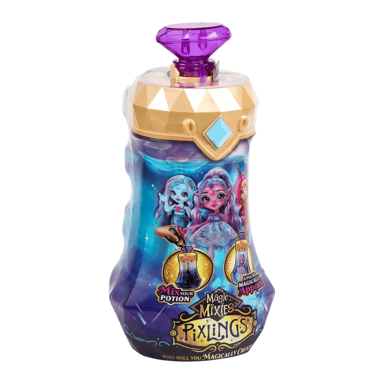 Pixlings, lalka syrena, niebieska