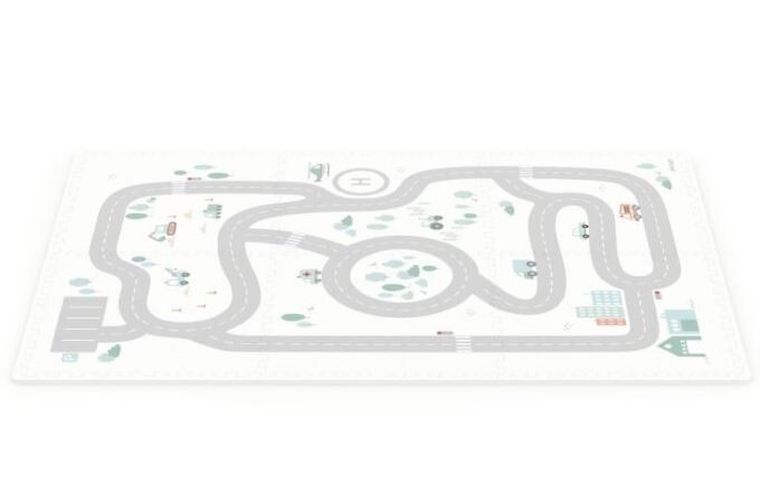 Play&Go, mata piankowa, dwustronna, Roadmap, 120-80 cm