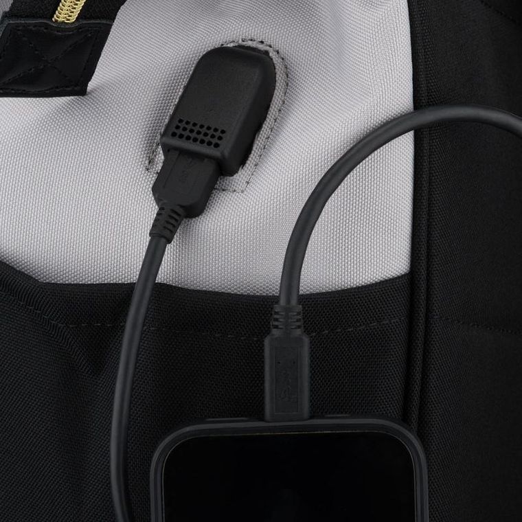 Plecak, bagaż podręczny, szary, Peterson