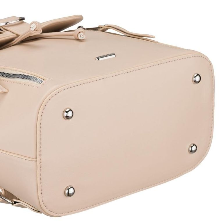 Plecak, beżowy, skóra ekologiczna, Rovicky