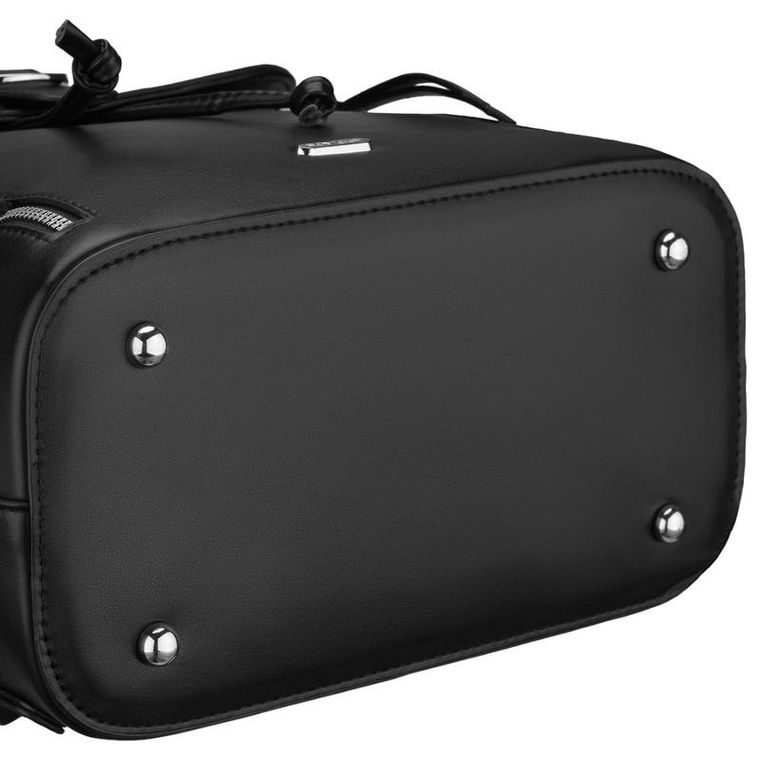 Plecak, czarny, skóra ekologiczna, Rovicky